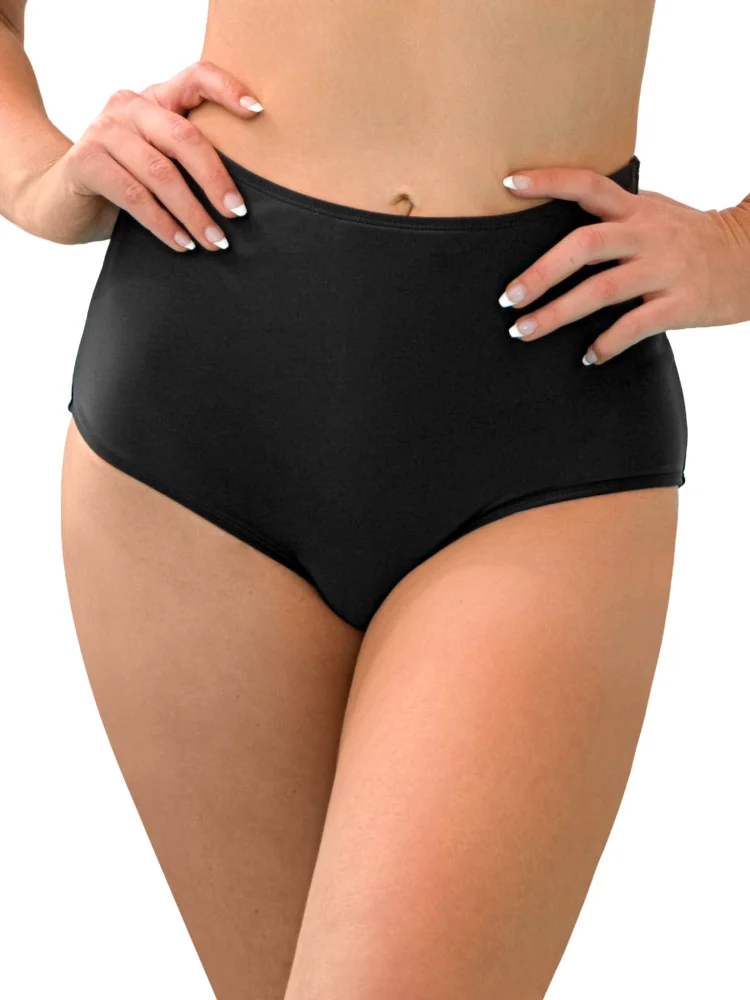 Ocean Blues High-Waisted Full-Coverage Bikini Bottom