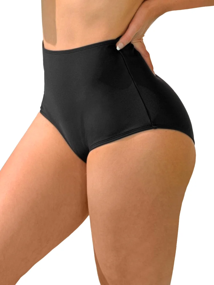 Ocean Blues High-Waisted Full-Coverage Bikini Bottom, view 2