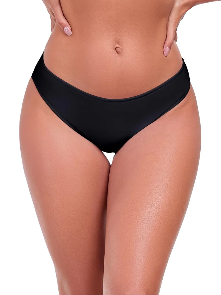 Ocean Blues Low-Rise Full-Coverage Bikini Brief, view 3