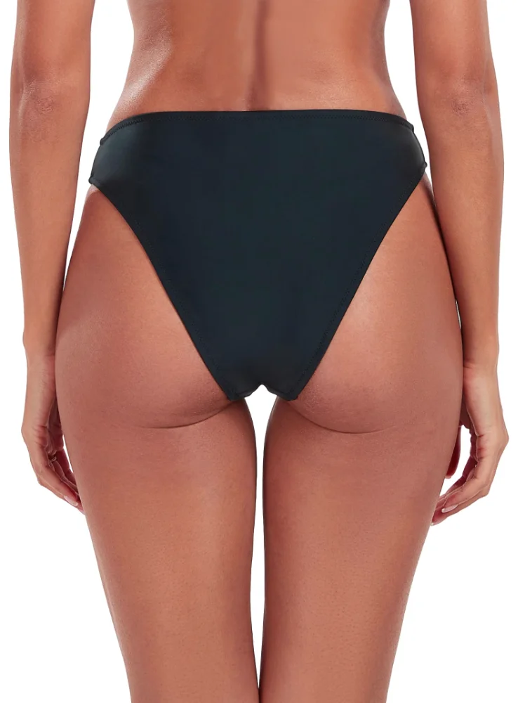 Ocean Blues Mid-Rise High-Leg Bikini Bottom, view 2