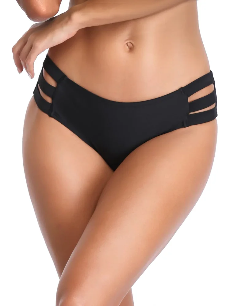 Ocean Blues Side-Cutout Bikini Bottom