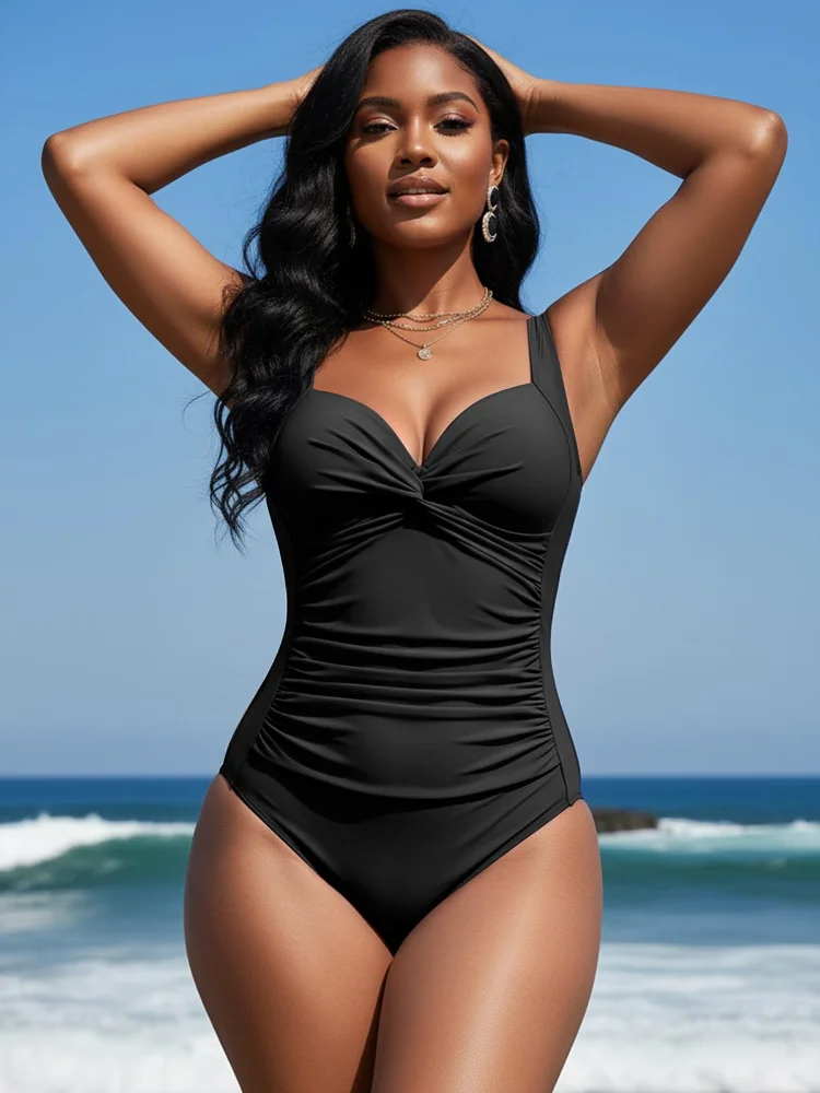 Ocean Blues Slimming Molded-Cup One-Piece, view 2